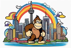CN Tower; Donkey Kong tattoo idea
