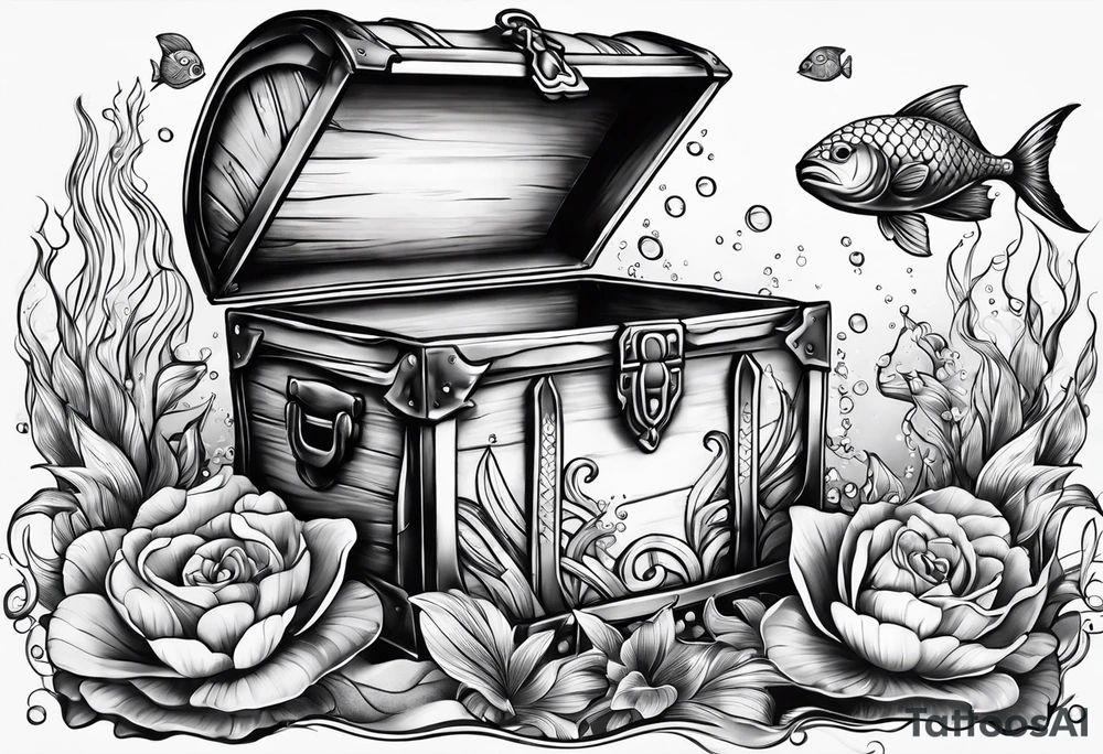 treasure chest
Feminine
Underwater tattoo idea