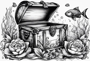 treasure chest
Feminine
Underwater tattoo idea