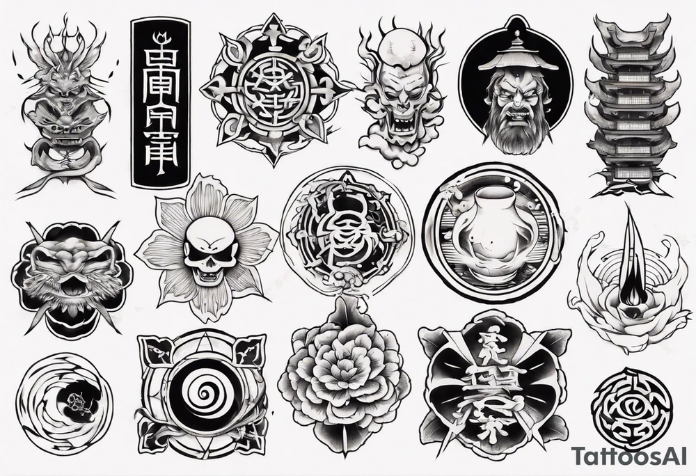 Japanese spiritual tattoo idea