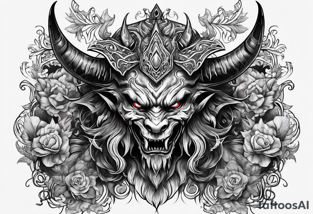 demon tattoo idea