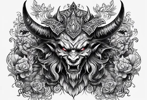 demon tattoo idea