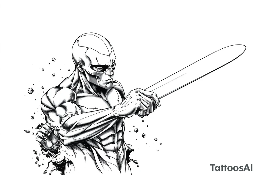 Silver Surfer comic accurate tattoo idea