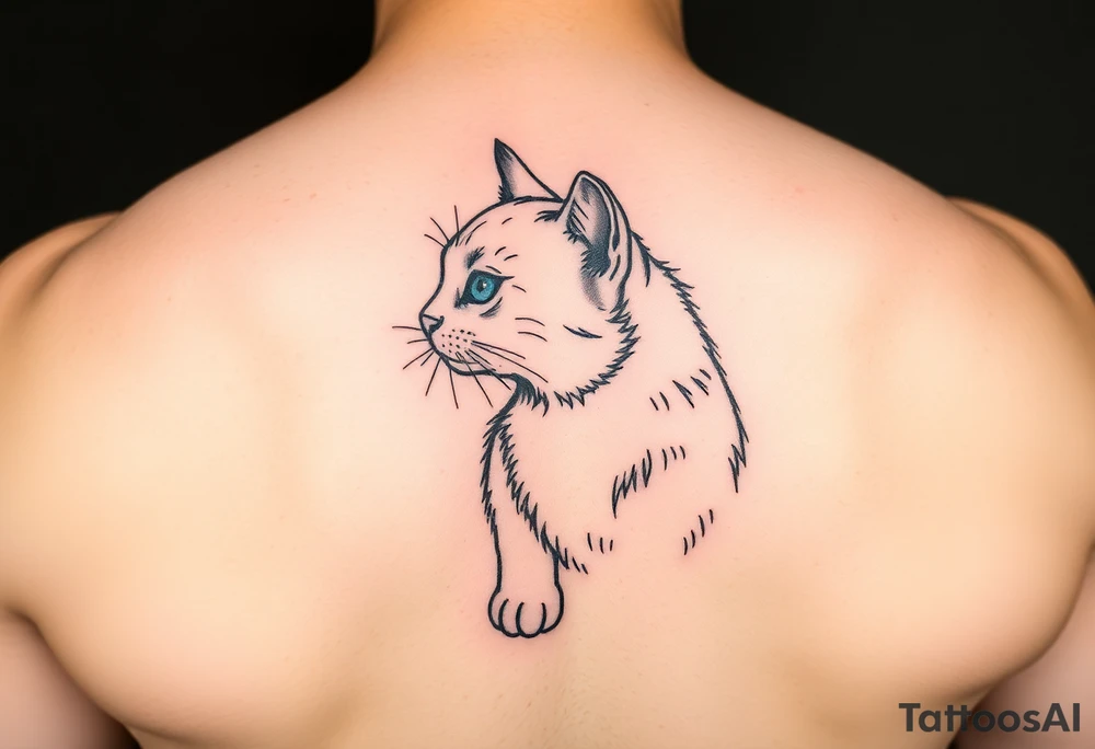 cat tattoo idea