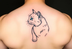 cat tattoo idea