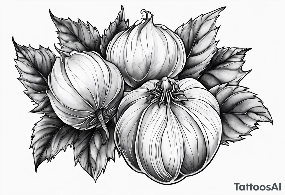 Physalis full arm tattoo idea