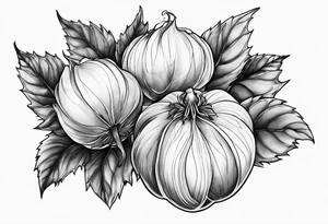 Physalis full arm tattoo idea