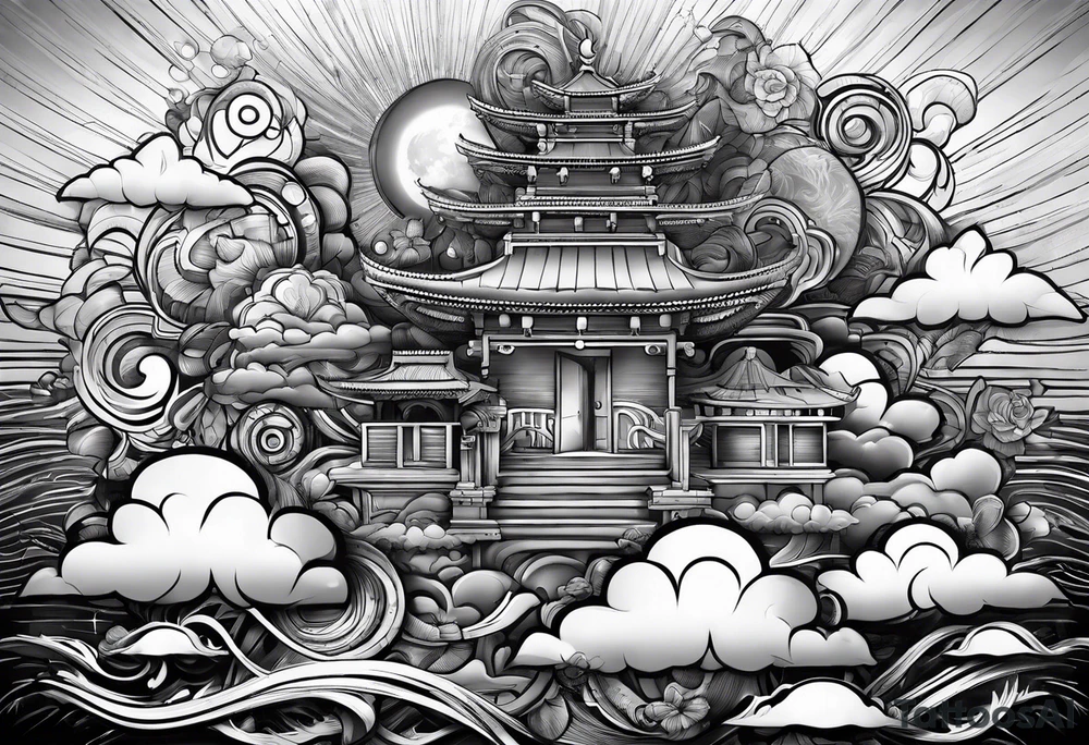 Clouds tattoo idea