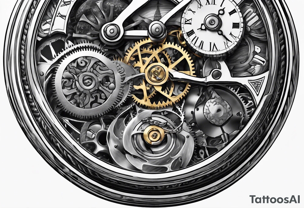 old school pocket watch
exploded showing inner mechanism tattoo idea old school pocket watch
exploded showing inner mechanism tattoo idea