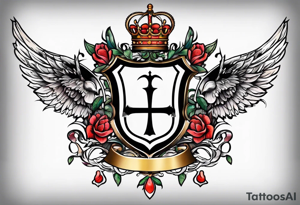 Prentice Family Crest tattoo idea