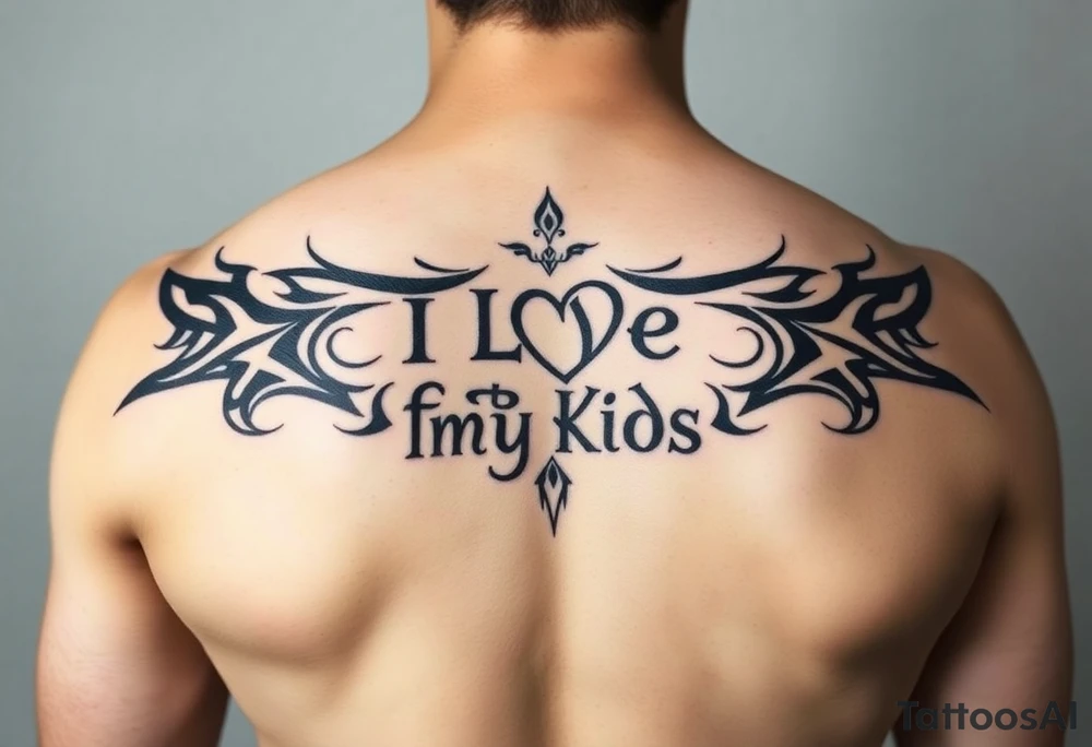 I love for my kids tattoo idea