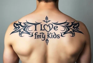 I love for my kids tattoo idea