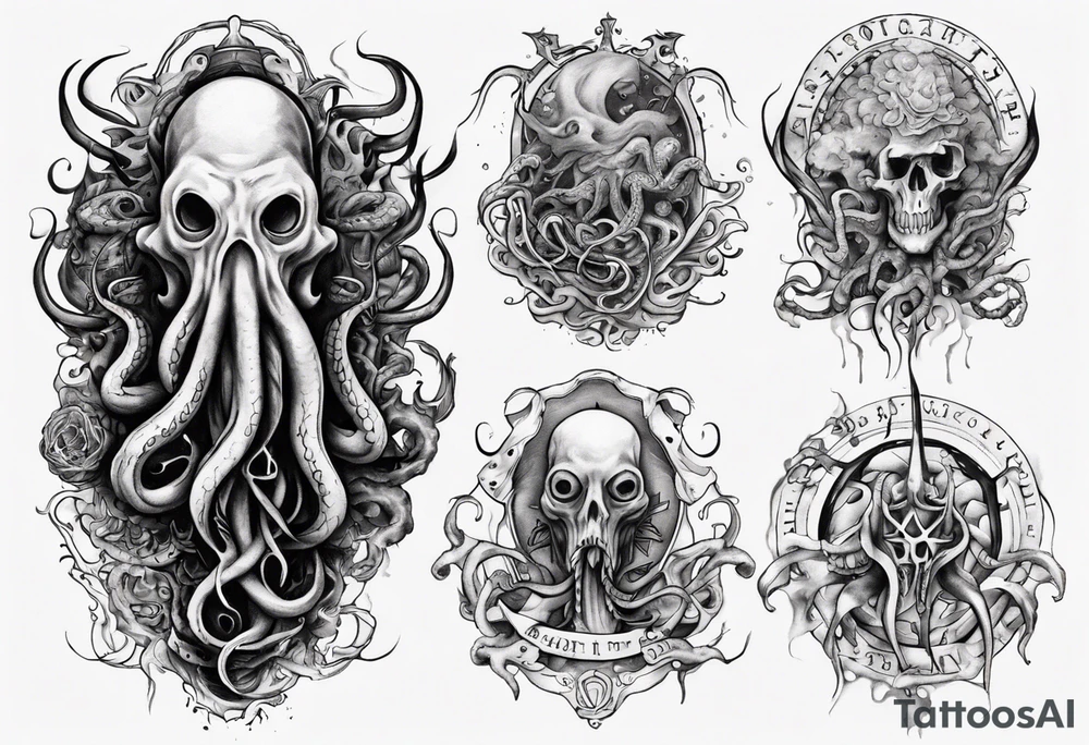 long tattoo for forearm on lovecraft them
add tentacle tattoo idea