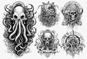 long tattoo for forearm on lovecraft them
add tentacle tattoo idea