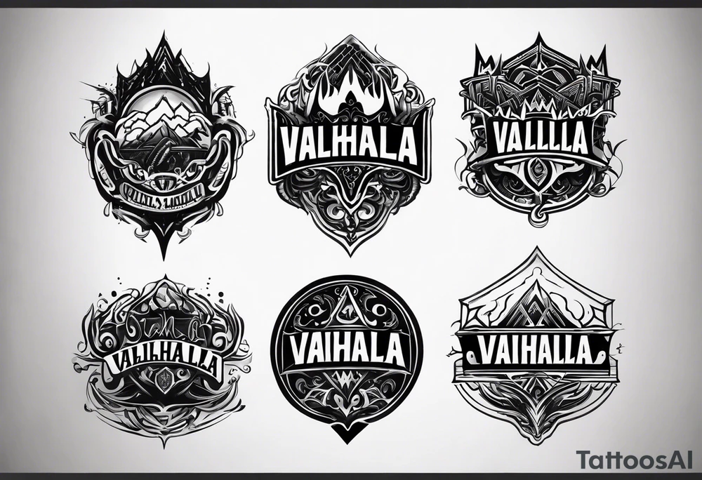 Valhalla mist tattoo idea