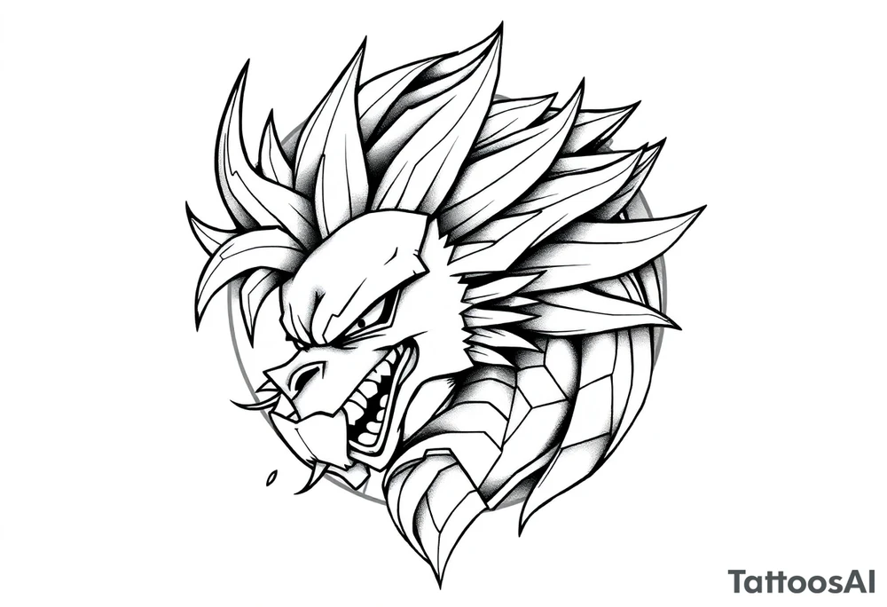 dragonball z tattoo idea