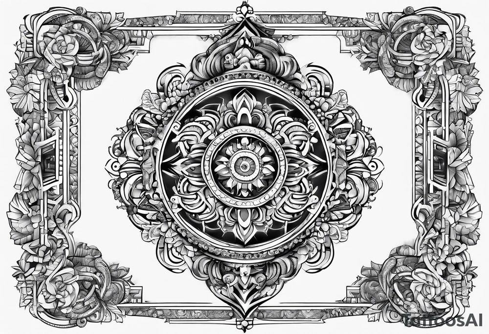Circuit single jigsaw piece tattoo idea