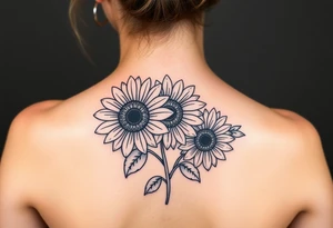 Sunflowers tattoo idea