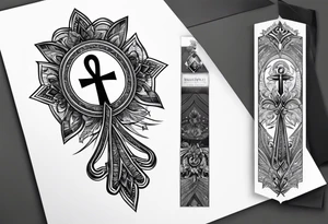 ankh, arm tattoo idea