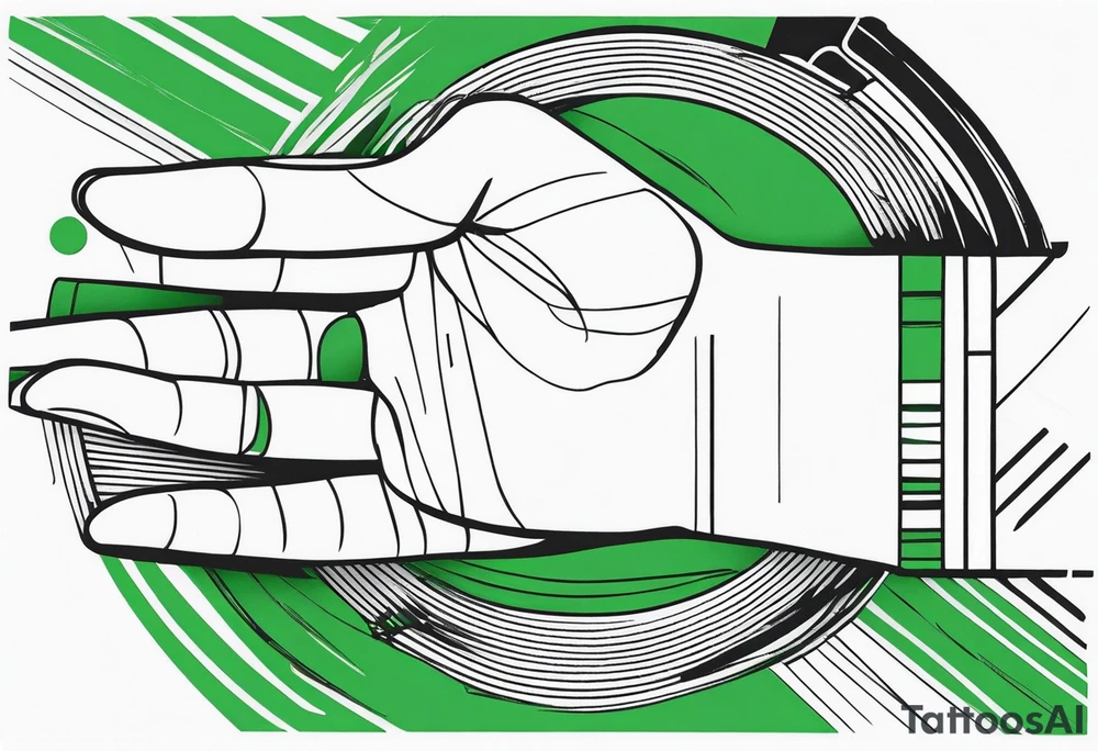 lines around wrist, abstract, green and black, covered from wrist to forearm, fully covered, no borders, blackwork, no people tattoo idea