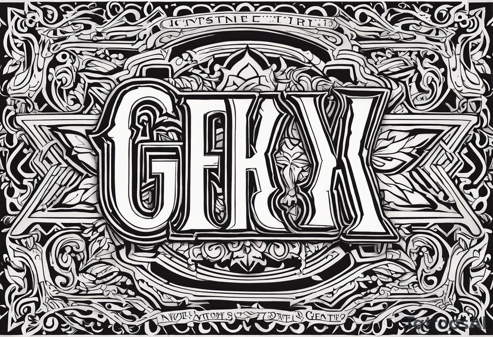 GenX OG tattoo idea
