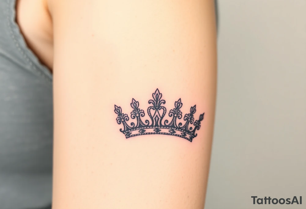 Royalty crown tattoo idea