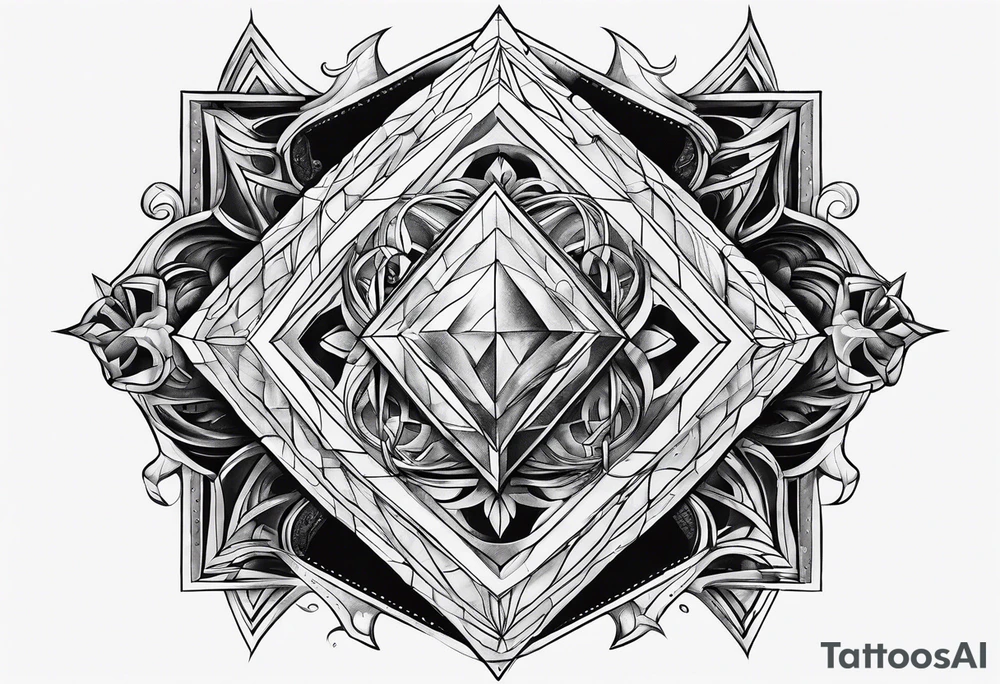 Tesseract tattoo idea