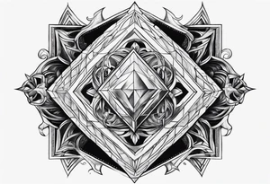 Tesseract tattoo idea