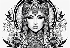 The word perception tattoo idea