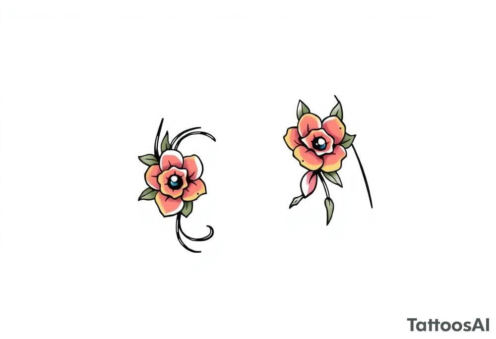 hip tattoo on the hip tattoo idea