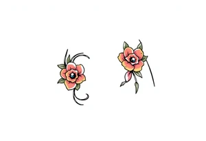 hip tattoo on the hip tattoo idea