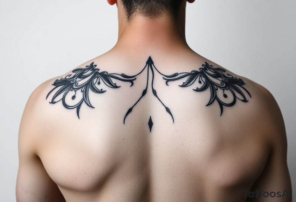 Naked lady tattoo idea