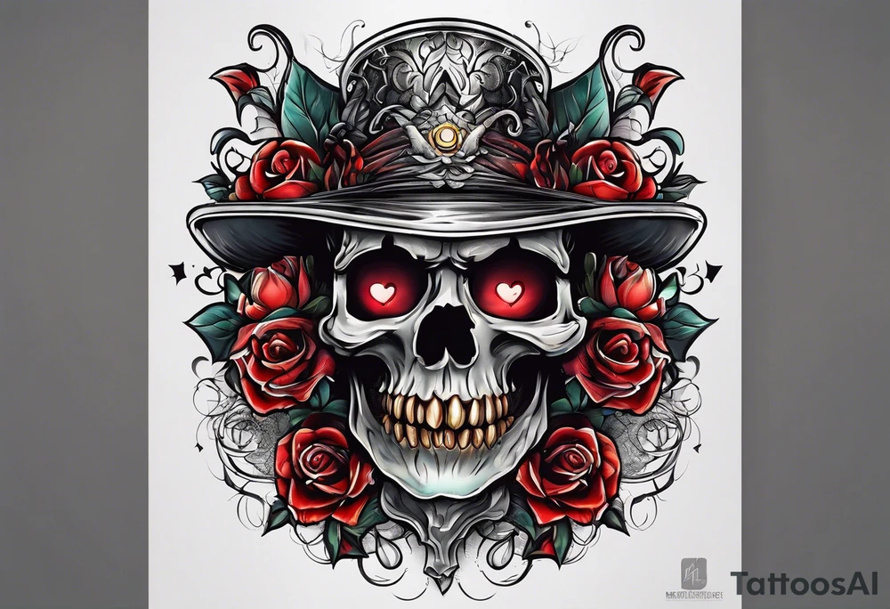 Horror tattoo tattoo idea