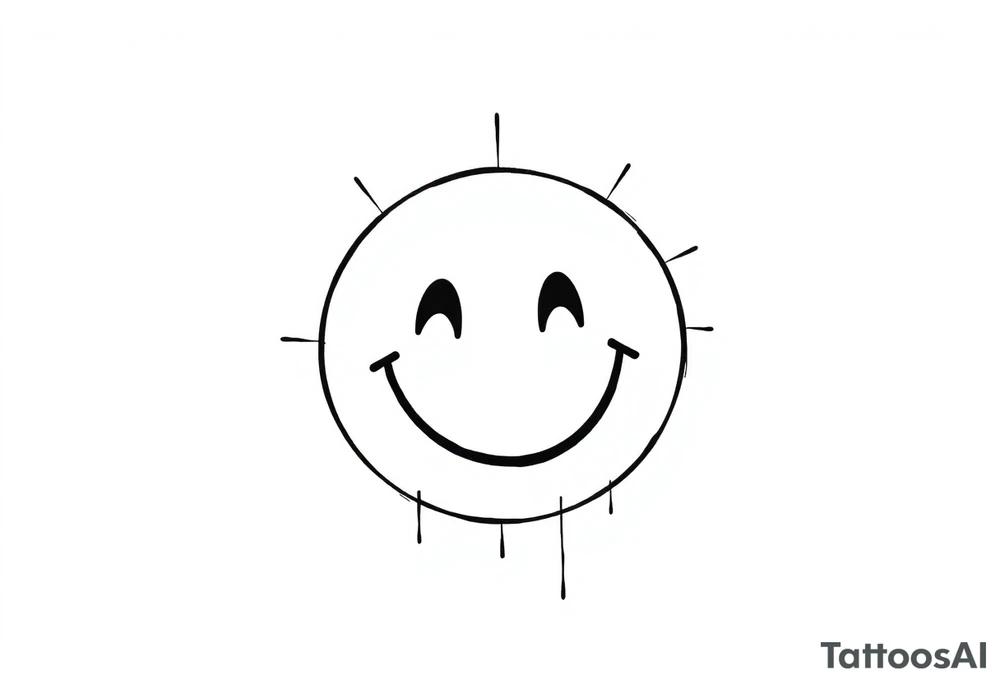 Techno music, Smiley face tattoo idea