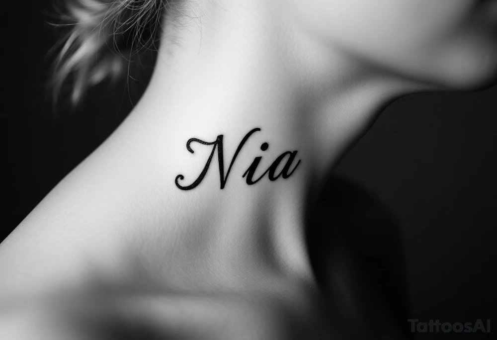 name Nia tattoo idea