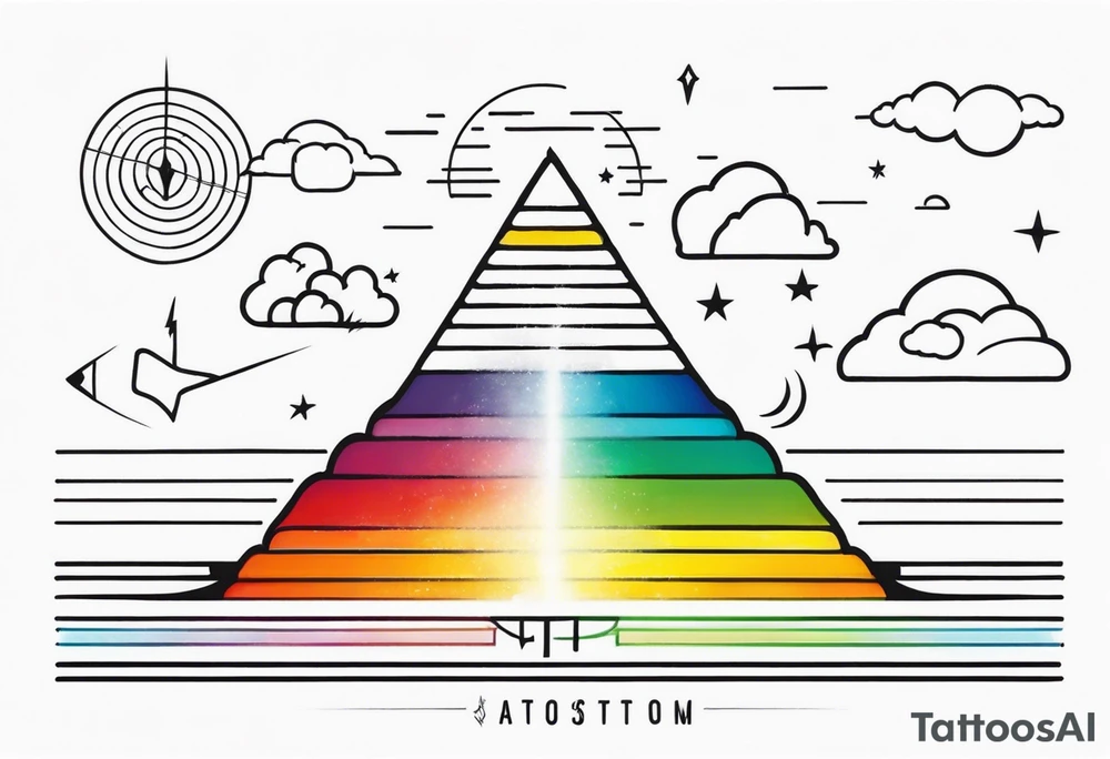 electromagnetic spectrum tattoo idea