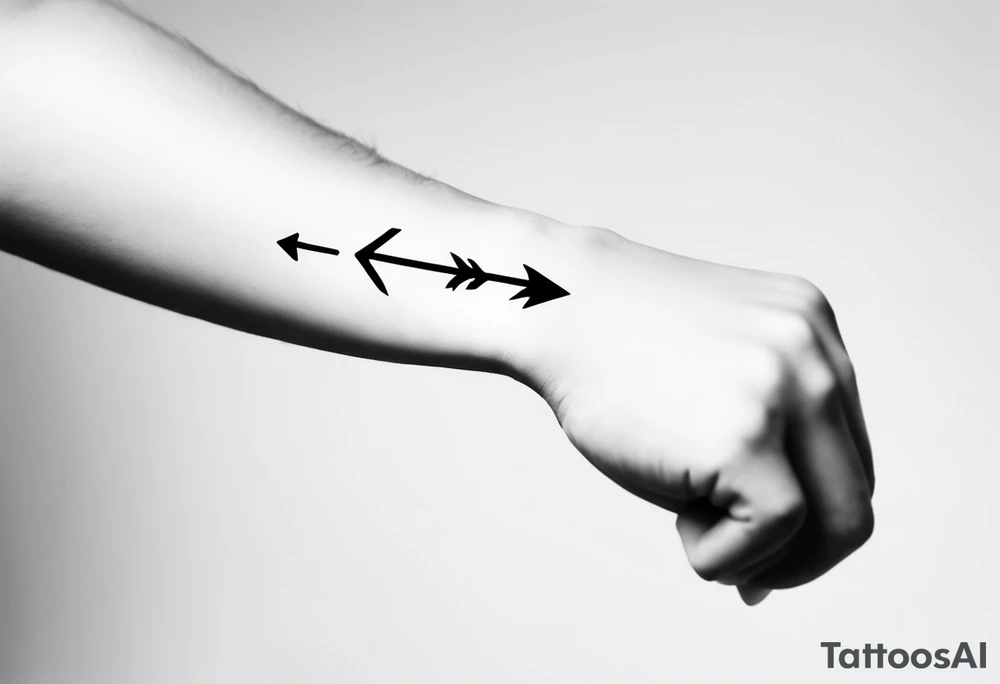 arrow wrist tattoo tattoo idea