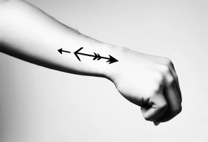 arrow wrist tattoo tattoo idea