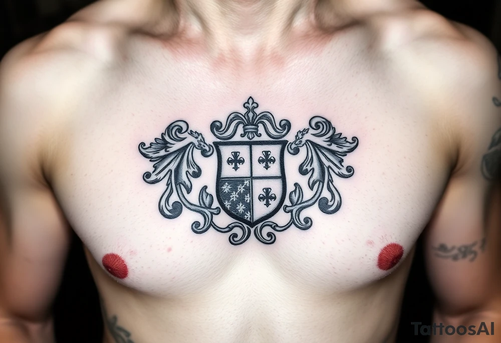 Smith, Irish family crest very intricate tattoo idea