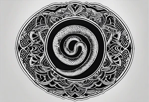 Patch of snake scales with roman numerals going vertical along edges tattoo idea