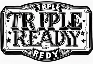 text in a box that says “triple-washed and ready to eat” tattoo idea