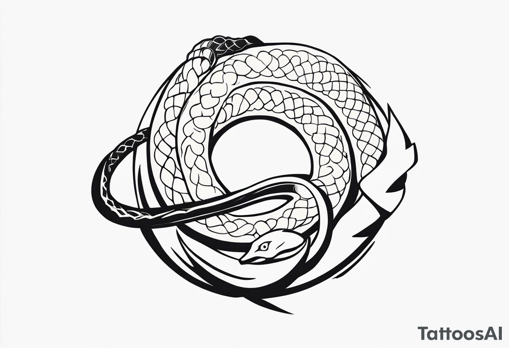 Seven deadly sins anime snake tattoo idea