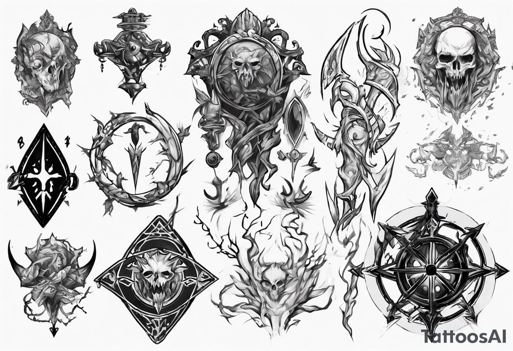 path of exile tattoo idea