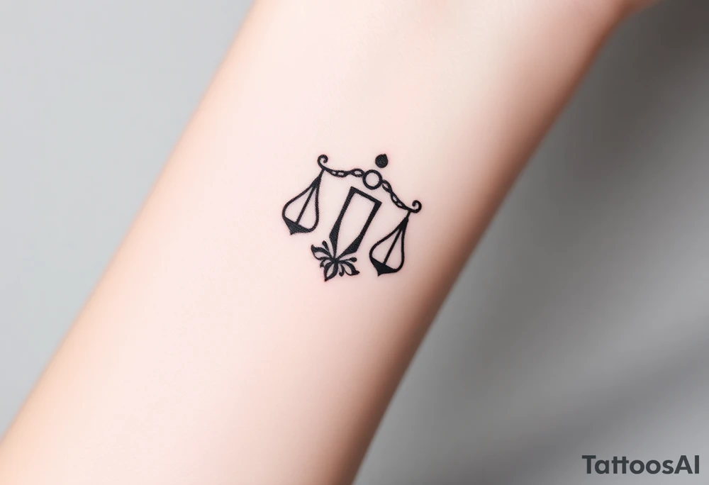 Libra tattoo idea
