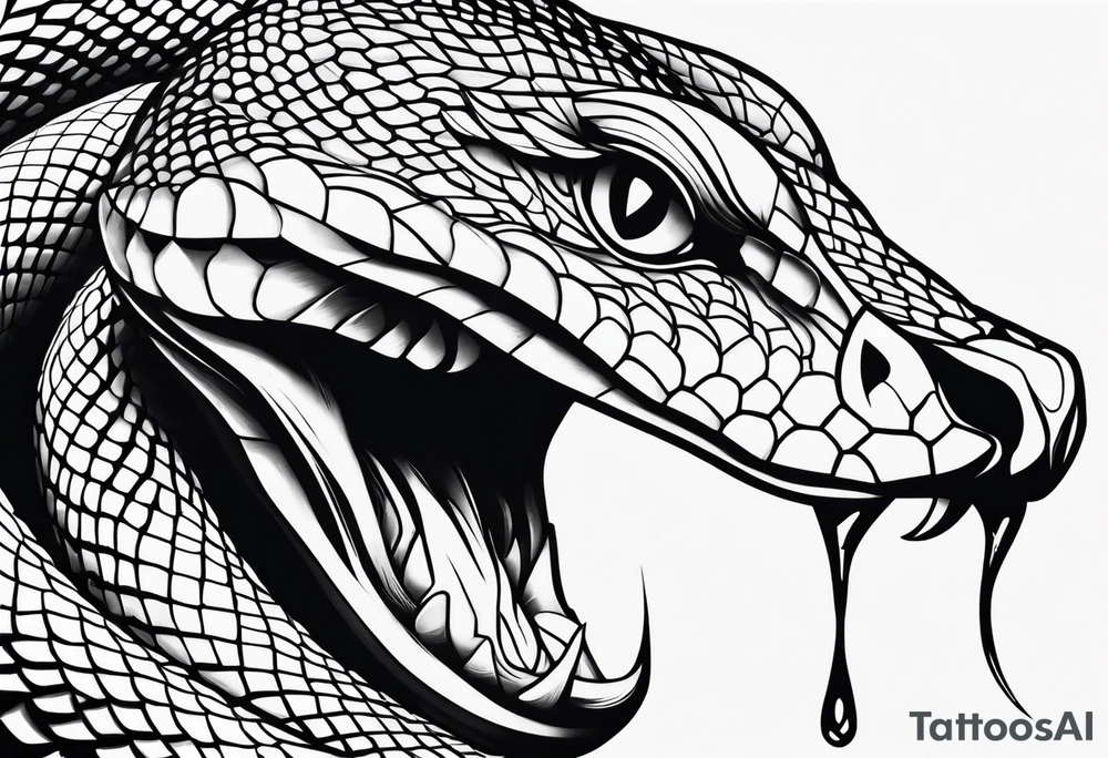 A snake Swallowing it's tail tattoo idea