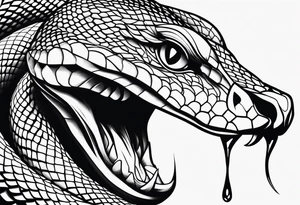 A snake Swallowing it's tail tattoo idea