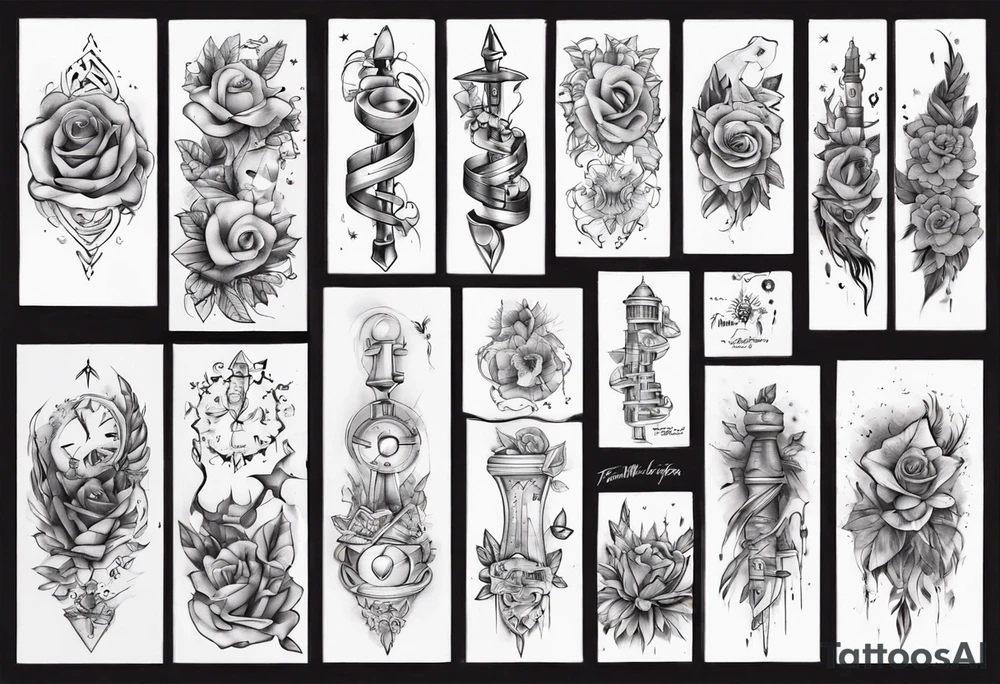 Female forearm tattoo family tattoo idea