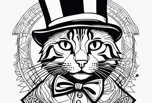 cat in the hat tattoo idea