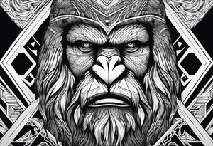 Sasquatch tattoo idea
