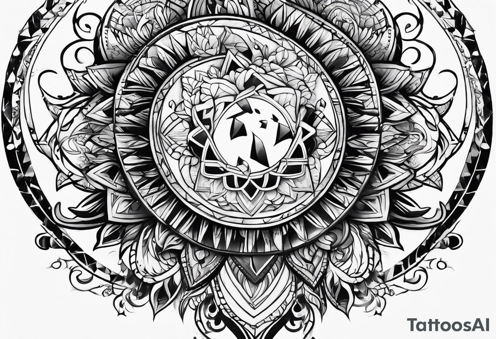 circle tattoo idea